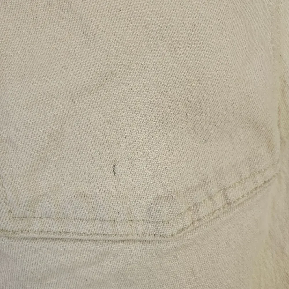 Universal Thread Vintage‎ Straight High Waist Jeans 14 Ivory Denim